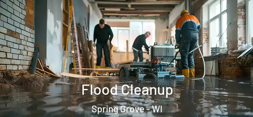  Flood Cleanup Spring Grove - WI
