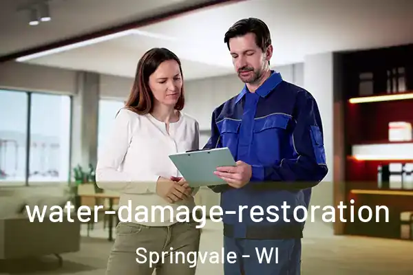 water-damage-restoration Springvale - WI